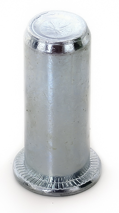 Écrou à sertir cranté aluminium Tête Fraisée GOFIX M8-19 - DEGOMETAL